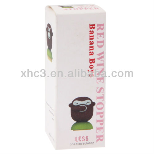 Plastic Monkey Pattern Red Wine Bottle Stopper(popular)