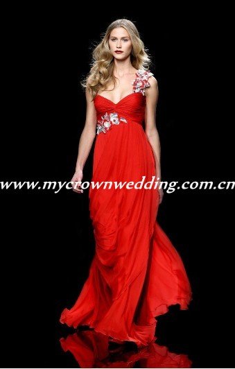 See larger image: New arrival Best selling red designer evening dresses 2011. Add to My Favorites. Add to My Favorites. Add Product to Favorites