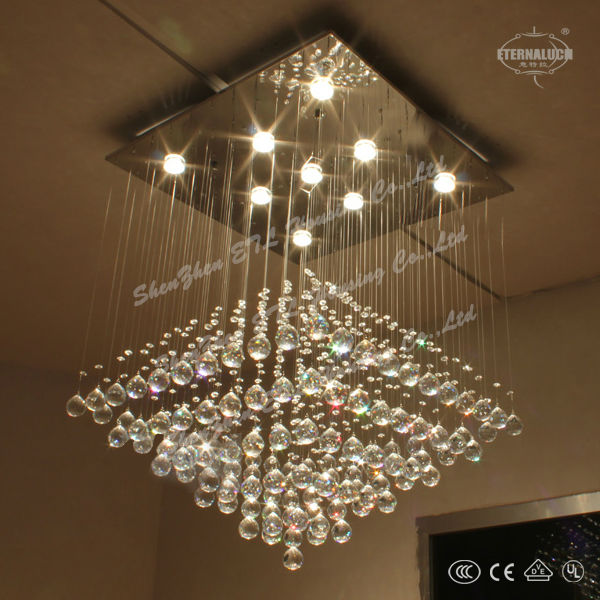 Barato moderna araña de cristal de luz, lámpara del hotel etl82028 ...