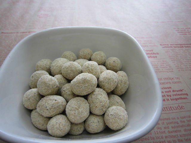 Snacks and Nuts black soya products with various flavors