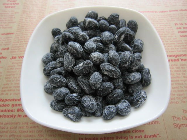Snacks and Nuts black soya products with various flavors
