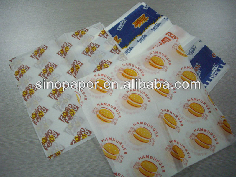 Greaseproof Paper for food wrapping