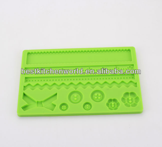 2014 New Design Flower Fondant Cake Decoration Mold