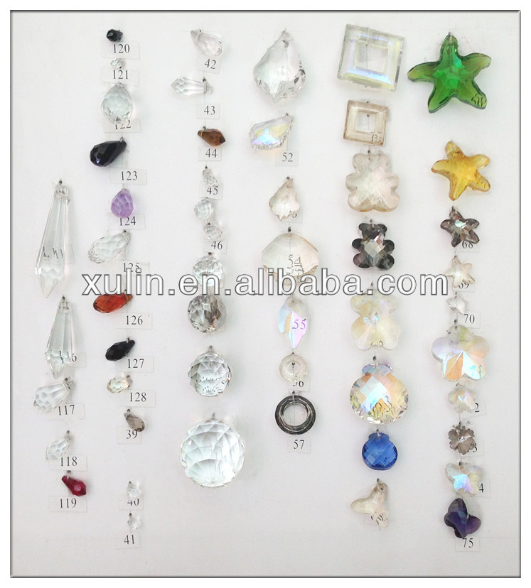 Crystal Twist Faceted Coin Glass beads Champagne Sparkle