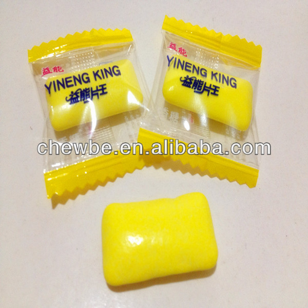 Yineng lemon fruit candy chew gum