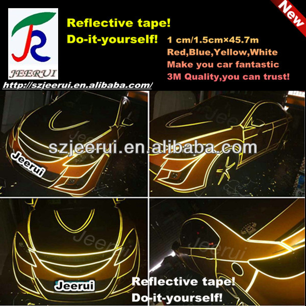 reflective tape in rolls,car reflective tape,glow