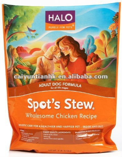 500g/1kg/2kg custom printing plastic stand up dog and cat food packaging bags