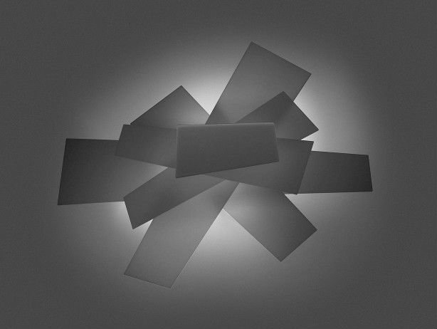 Xcw3562) big bang lámpara de pared lámpara de luces de navidad ... Lampara techo gris rojo