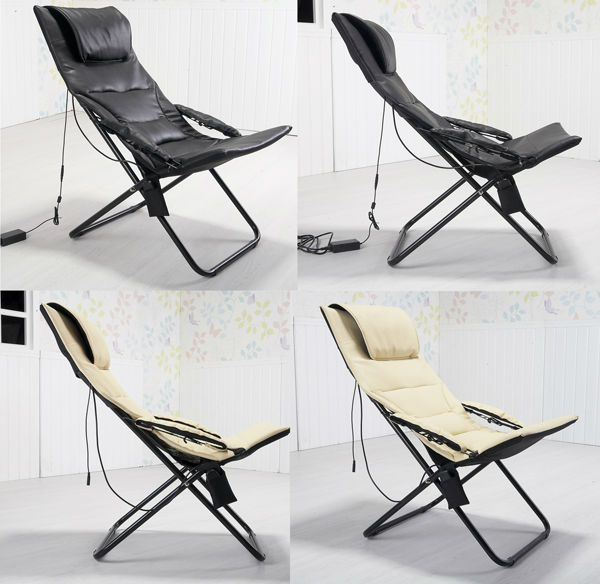Smart Foldable balcony chair massage body /Beach chair /folding lounge chair DLK-B012