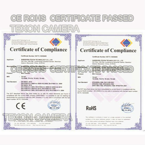 CE ROHS MINI CAMERA1