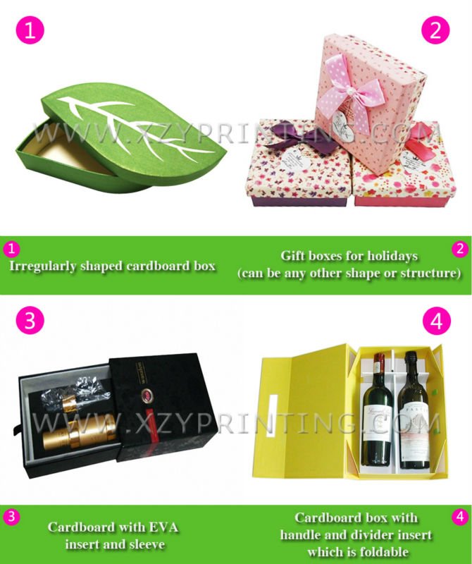 handled red wine bottle box with window,China XZY price supplier 21food