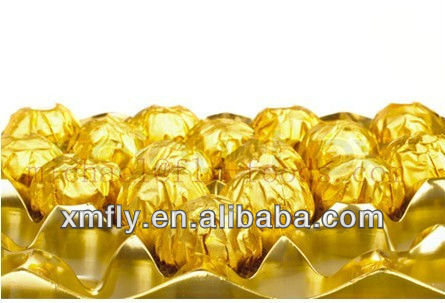 Bulk golden paper wrapped nut compound ball round brand name celebrations chocolate