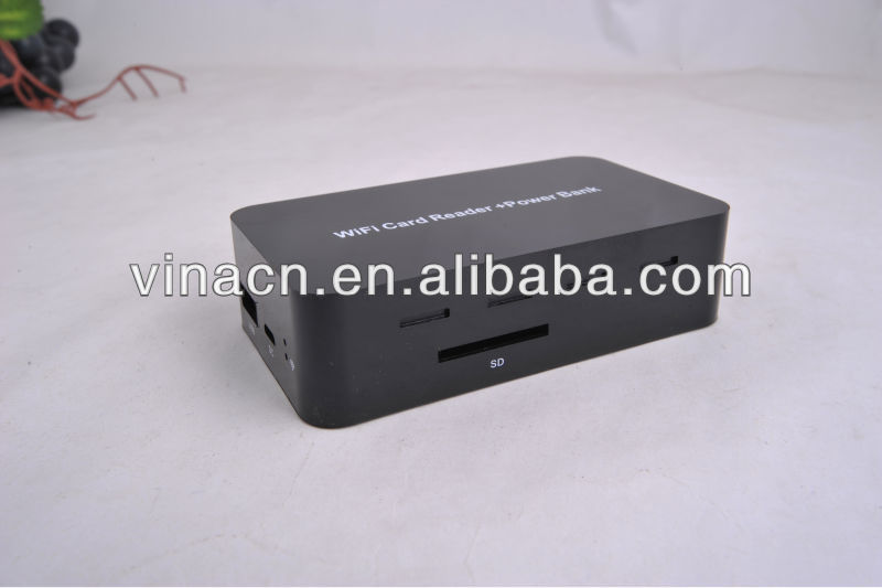 新しい製品ワイヤレス2013付カードリーダパワーバンク/iphone用5カードリーダー問屋・仕入れ・卸・卸売り