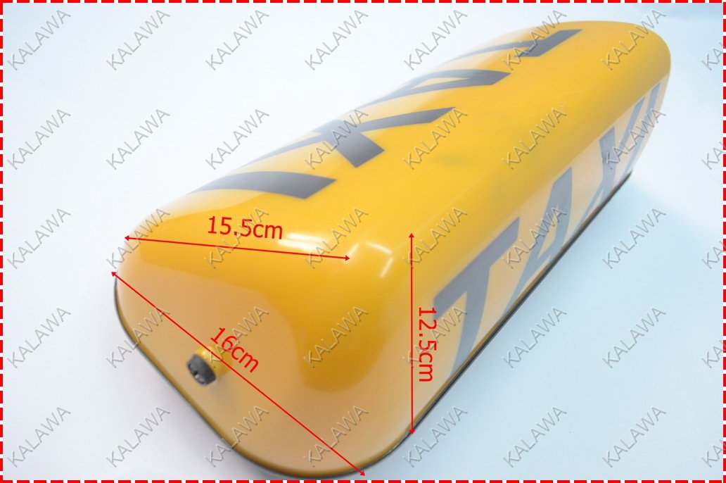 1PC two big hard stone magnet TAXI LIGHT/TAXI LAMP (taxi roof light ) shipping worldwide