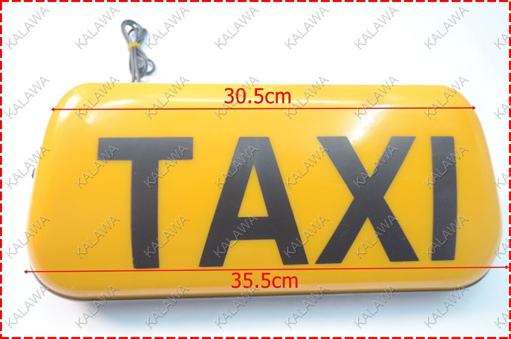 1PC two big hard stone magnet TAXI LIGHT/TAXI LAMP (taxi roof light ) shipping worldwide