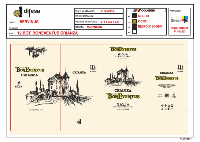 Dominio BONEVENTUS CRIANZA - Rioja High Quality red wine