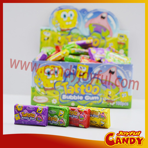 Tattoo bubble gum