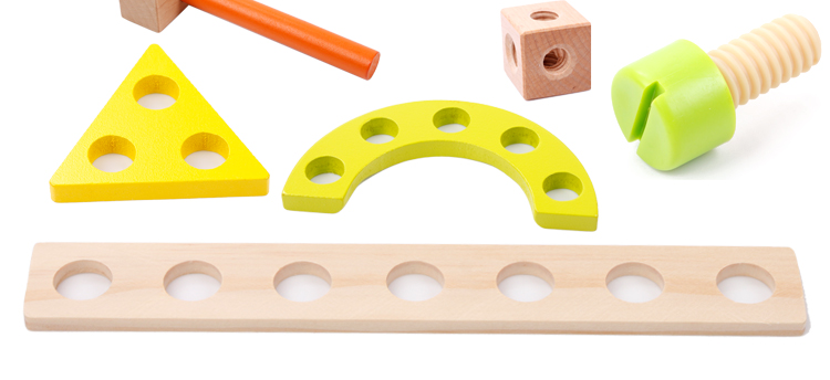 kids dismounting wooden work bench green color