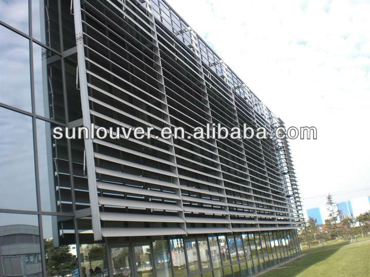 Aluminum Louver  Aerofoil Movable Exterior Vertical Louvers - Buy ...