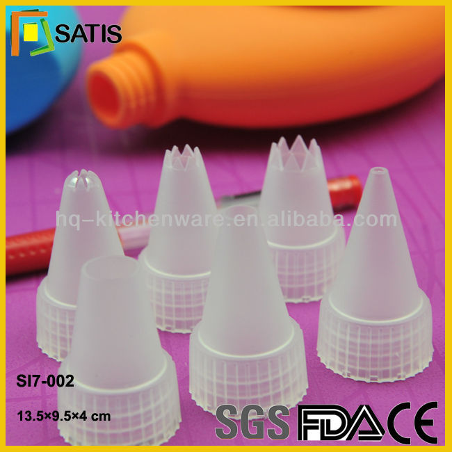 Macaron Decorating Tool with 6 nozzle Set cake decorating pen