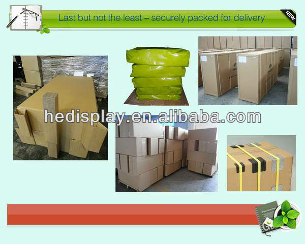 Cardboard Counter top display stand for Chewing gum retail