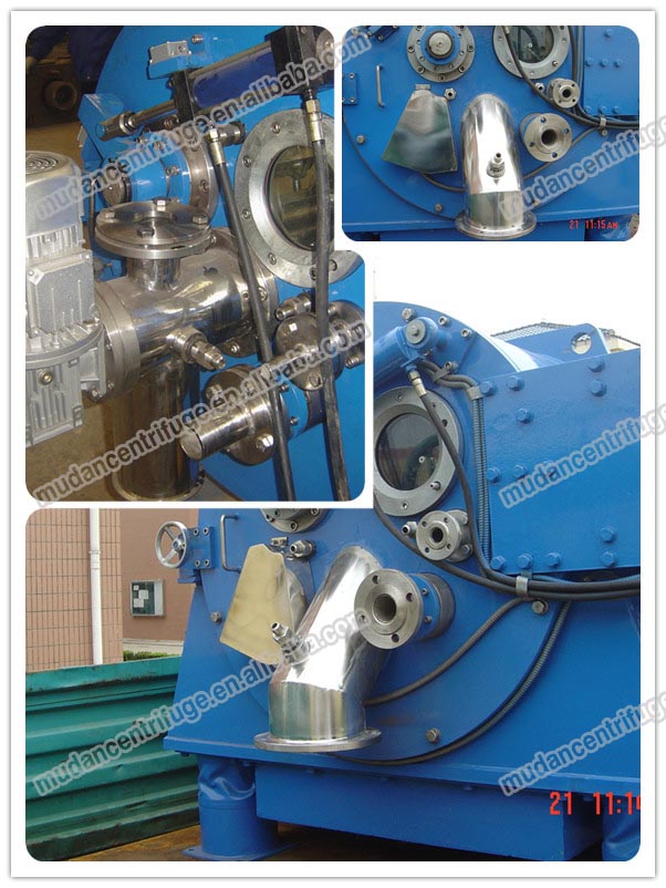 Horizontal scraper discharge centrifuge Corn starch making machine