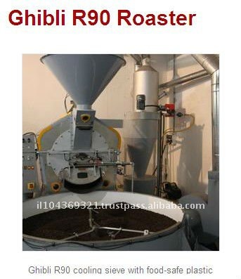 Ghibli R90の安全な、クリーンエネルギーの商業コーヒー煎り器問屋・仕入れ・卸・卸売り