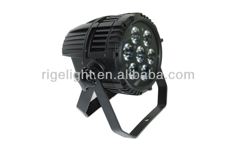 Professional RGBW 8W7leds Epistar indoor par can ,4in1 par can,led stage light par light