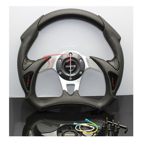 MOMO 13 inches PVC PU Steering Wheel, Drifting steering wheel for Modified 3.jpg