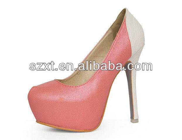 chaussures de soirÃ©e talon rose pÃ¢le de haut talon chaussures de ...