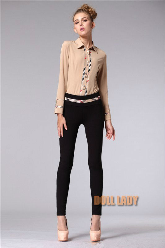 Womens Semi Formal Tops And Blouses Beige Shirts