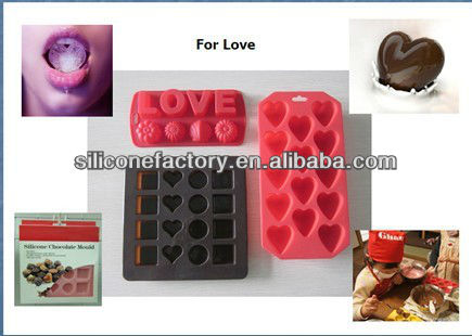 2014new design lfgb and fda food safety easter egg Silicone Fondant Mould
