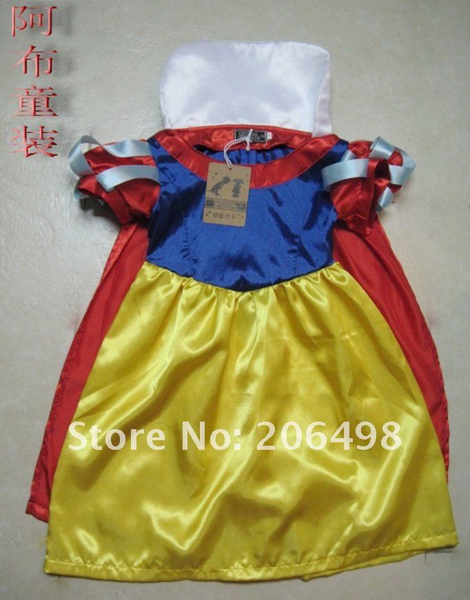 kid Role-playing Snow White princess masque clothing,girl snow white princess cosplay,Girl dress,Free freight kid Role-playing Snow White princess masque clothing,girl snow white princess cosplay,Girl dress,Free freight