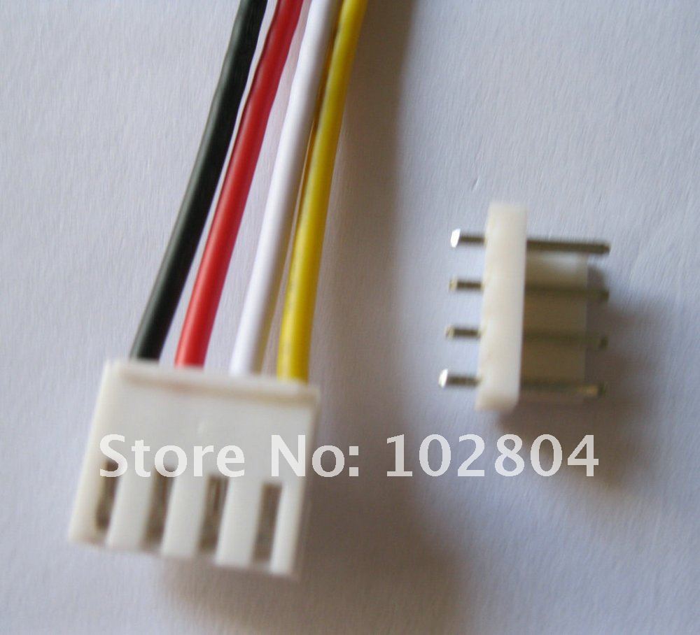 24 pcs VH3.96 3.96mm 5 pin Female 22AWG Wire with Male Pin Connector 300mm Leads 