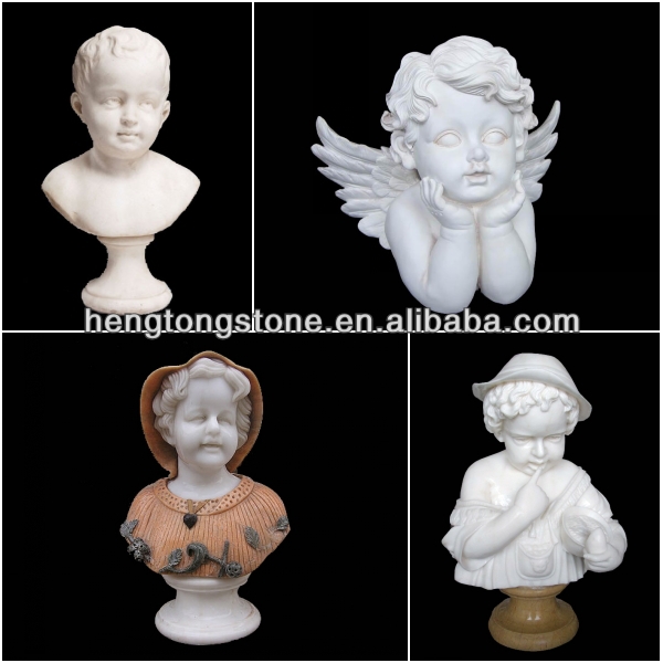 hand carved roman marble male bust sculpture