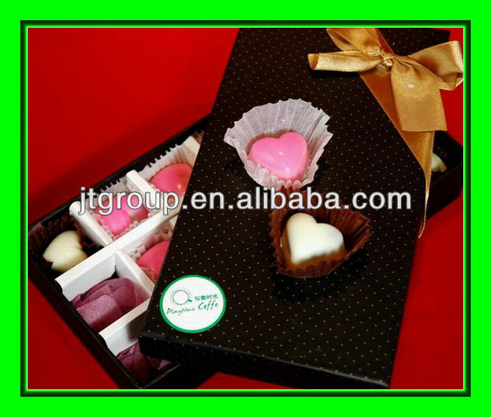 high quality new design custom luxury rigid printing packaging cardboard folding paper chocolate box