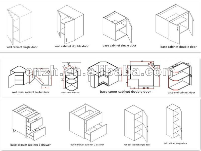 Standard Sizes Modular Kitchen Cabinets Home Design And Decor