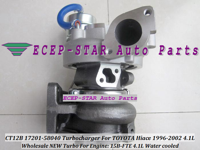 CT12B 17201-58040 17201 58040 Turbine Turbo Turbocharger For TOYOTA Hiace 1996-2002 Engine 15B-FTE 15B FTE 4.1L Water cooled (5)