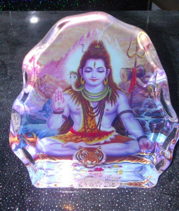 ガラス宗教的なインドの仏の図問屋・仕入れ・卸・卸売り