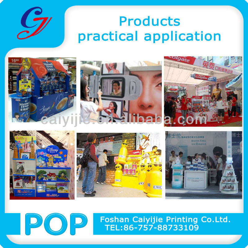 Chocolated bar red and enviornmental cardboard display shelf by retails mecherdise