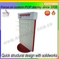 Customized lollipop showcase & cosmetic display stand