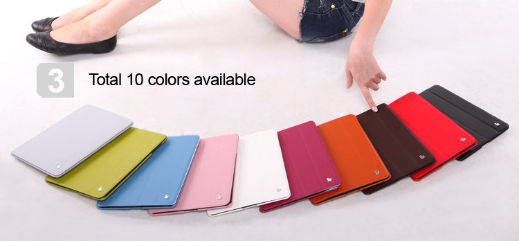   Cover Leather Case Ultra Slim Magnetic Stand Wake Up Sleep  