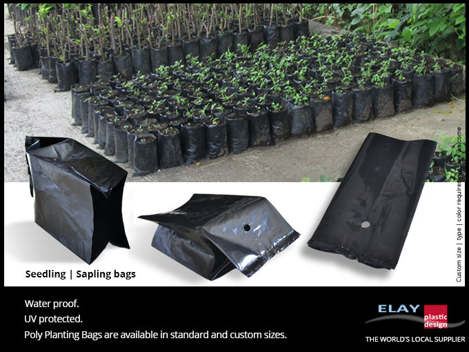 2016植物保育園袋カスタマイズされたプロモーションプラスチック育てるバッグ仕入れ・メーカー・工場