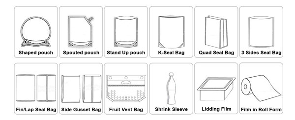 High Quality Empty Tea Bag Packaging