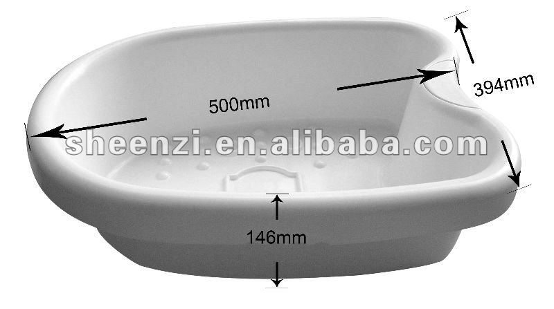Pp/absプラスチックフットスパ浴槽/デトックスフットスパ盆地問屋・仕入れ・卸・卸売り