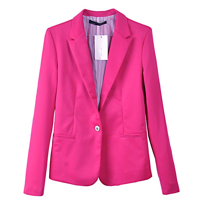 Free Shipping 2012 New Arrival Women Suit with Pink, Orange Colors, Made of Cotton & Spandex with Lining, Vogue, Refresh WW1805