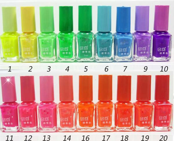 Купить 3шт/много 20colors популярные световой лак для ногтей ...