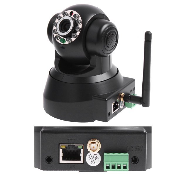 EasyN Wireless IP Camera webcam Web CCTV Camera Wifi Network IR NightVision P/T With Color BOX, freeshipping,dropshipping 