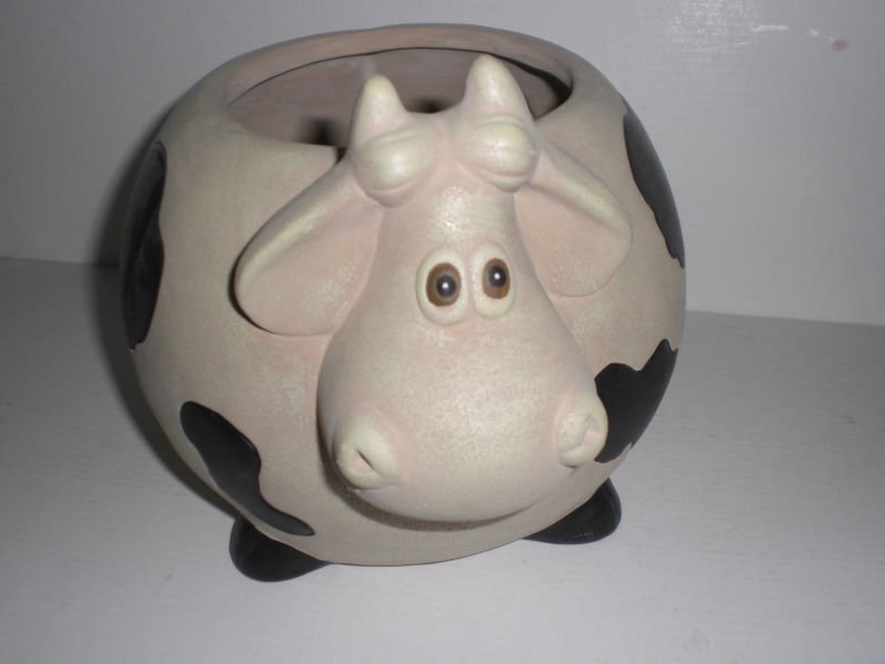 animal clay pots