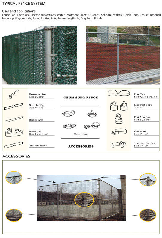 Metal fence